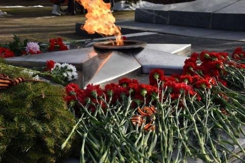 Митинг, посвящённый 80 - летию Великой Победы