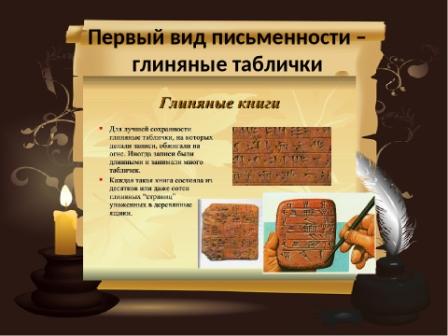 От глиняной таблички до интернета 
