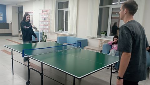 Соревнование по настольному теннису