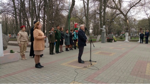 Митинг у памятника Чернобыльцам 2018
