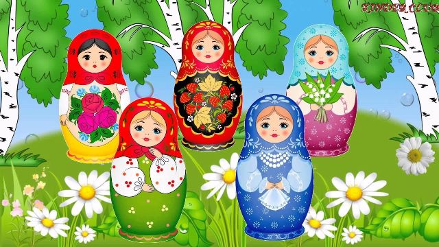 "Русская матрёшка" в кружке"Волшебная кисточка"