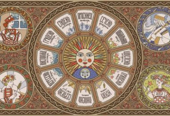 Древний Славянский Календарь (Коляды Дар) | Календарь, Сакральная геометрия, Символы рейки