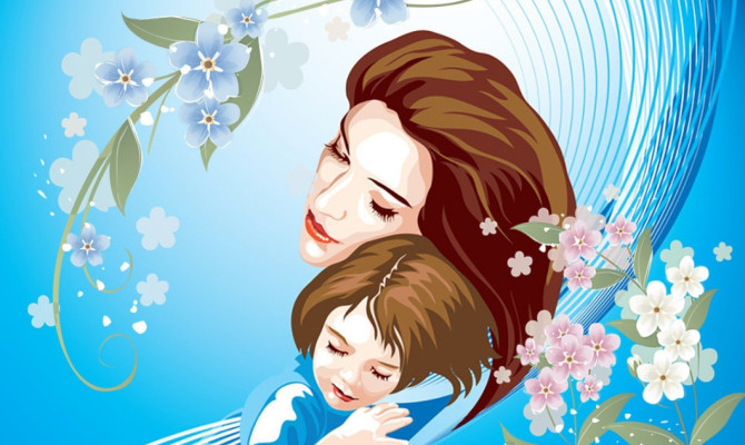 «Загляните в мамины глаза».