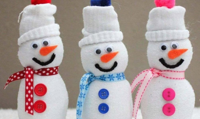 Копилка поделок «Веселый снеговик».