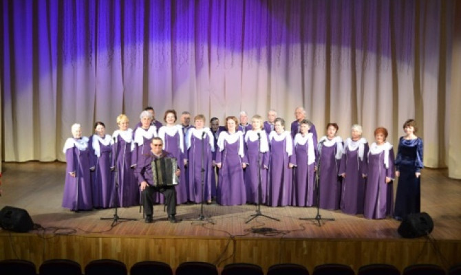 Отчетный концерт народного хора ветеранов РДК 