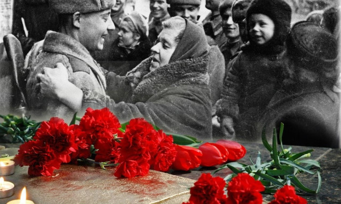 «Под салютом великой Победы».