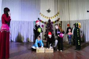 Юдановский СДК 5 января .Для детей и молодёжи прошло театрализованное игровое мероприятие 