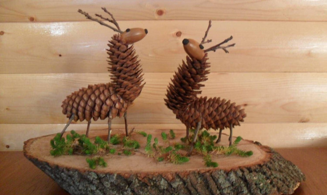 Копилочка поделок «Шишкин лес»