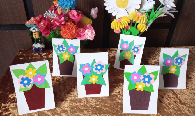 Выставка открыток – поделок «Единственной маме на свете»