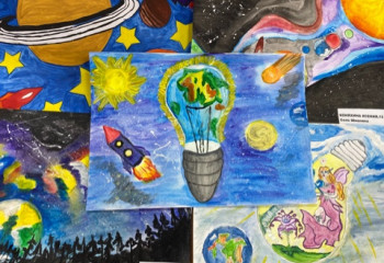 Завершился ежегодный районный конкурс детского рисунка «Наука + фантазия»