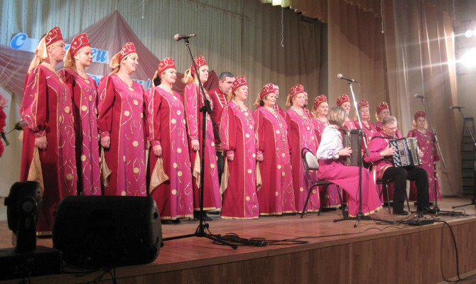 Отчетный концерт Коршевского народного хора им. А. Кубасова 