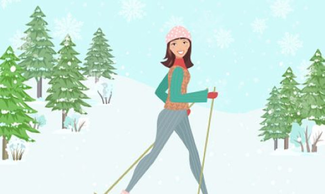 Спортивный час "Лыжная прогулка в парке " Спортивный час