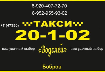  Служба такси «Водолей» 20-102